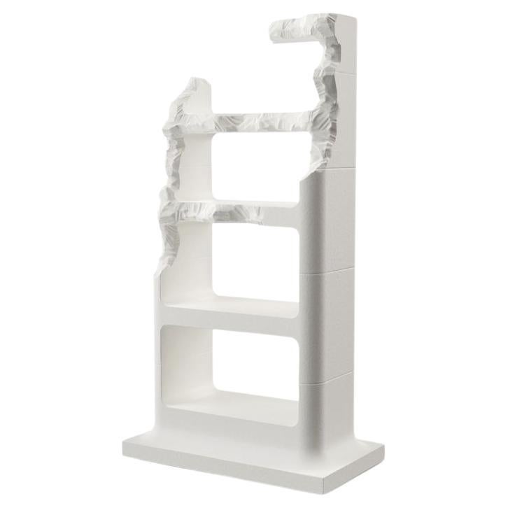The Sculpted Series Bookshelf White by Gufram, Snarkitecture