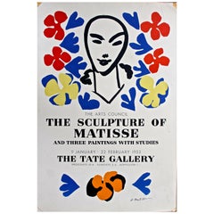 "The Sculpture of Matisse" Tate Gallery Poster