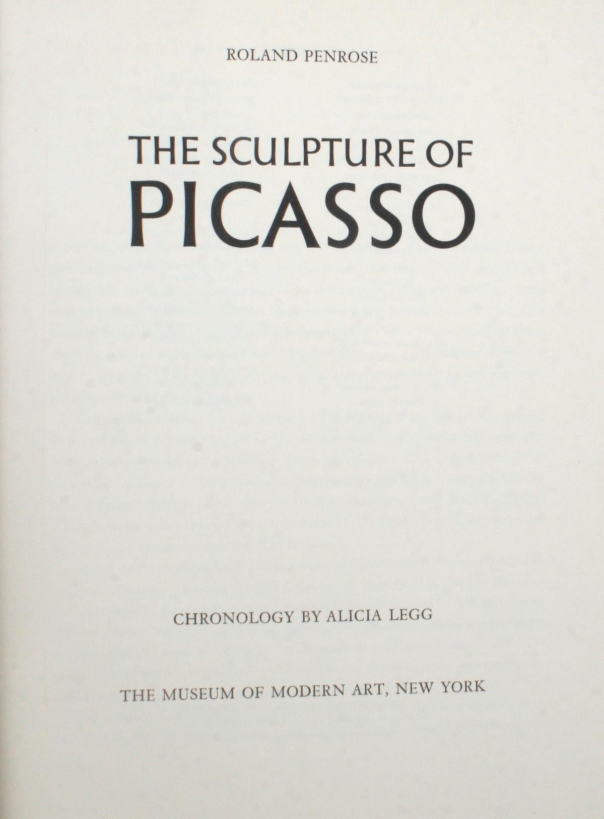 the sculpture of picasso book
