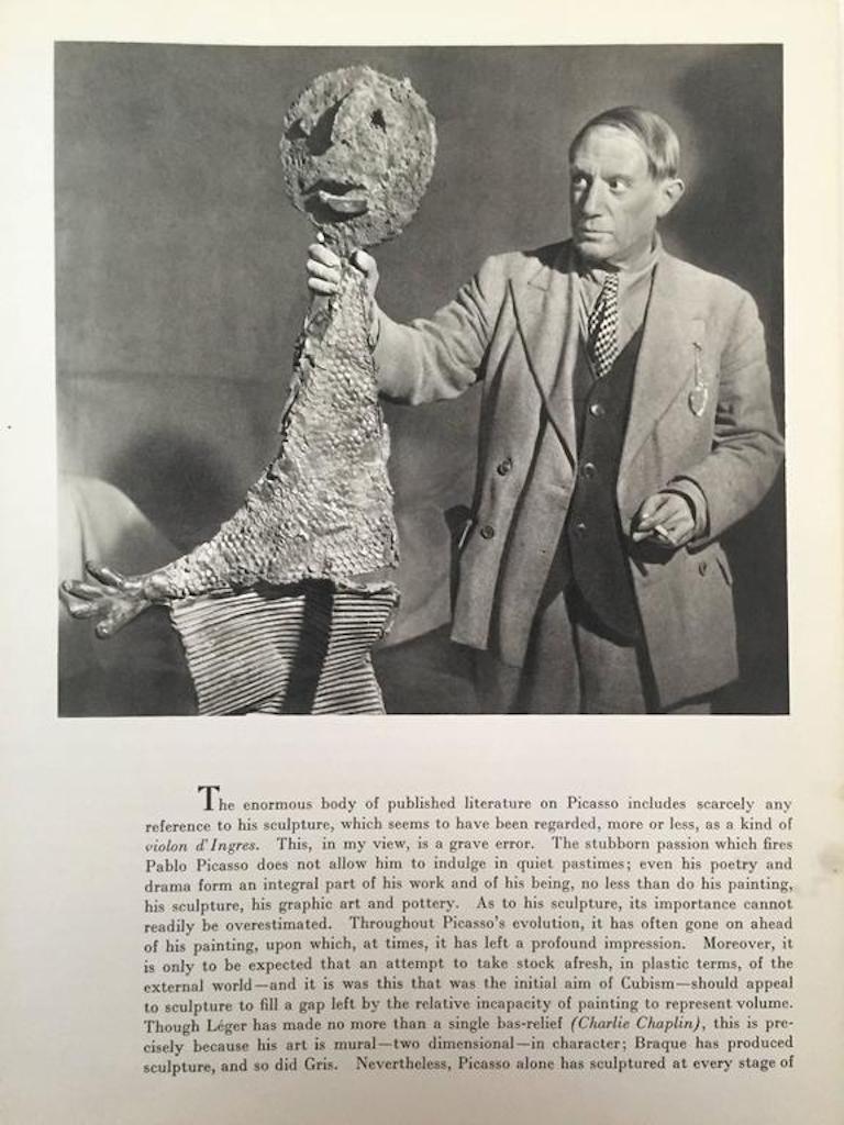 Paper The Sculptures of Picasso Photographs by Brassaï 1949 1st Edition  For Sale