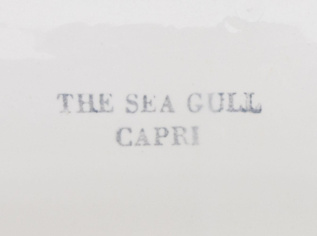 Vaisselle en céramique peinte Sea Gull, 26 pièces en vente 6