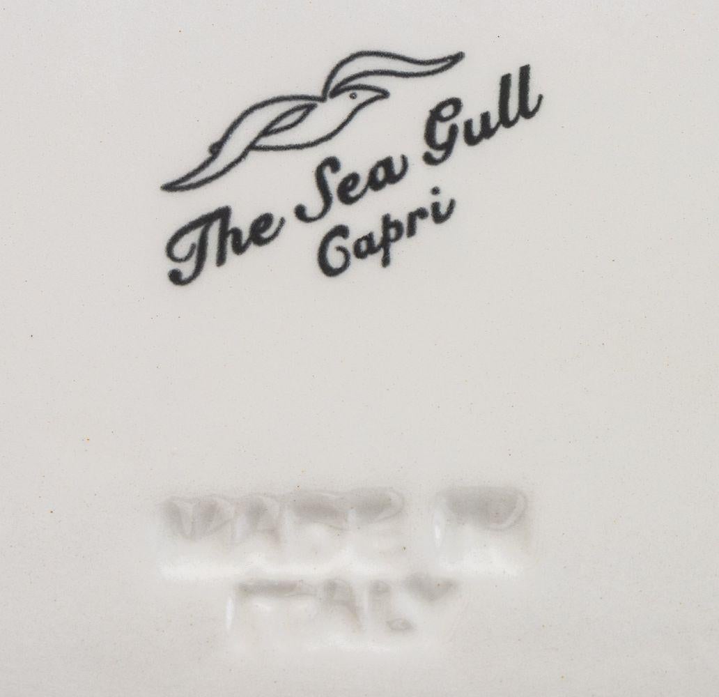 Céramique Vaisselle en céramique peinte Sea Gull, 26 pièces en vente