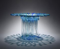 "The Sea Wave", Murano Glass centerpiece, Handmade in Italy, Unique Design, 2022