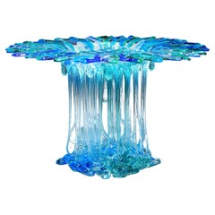 "The Sea Wave", Murano Glass centerpiece, Handmade in Italy, Unique Design, 2022