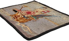 The Seafarer’s Tale: An Antique American Hooked Rug of Nautical Romance