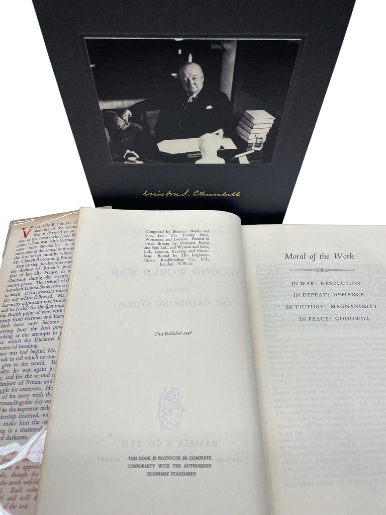 The Second World War by Winston Churchill, First Edition, Original Dust