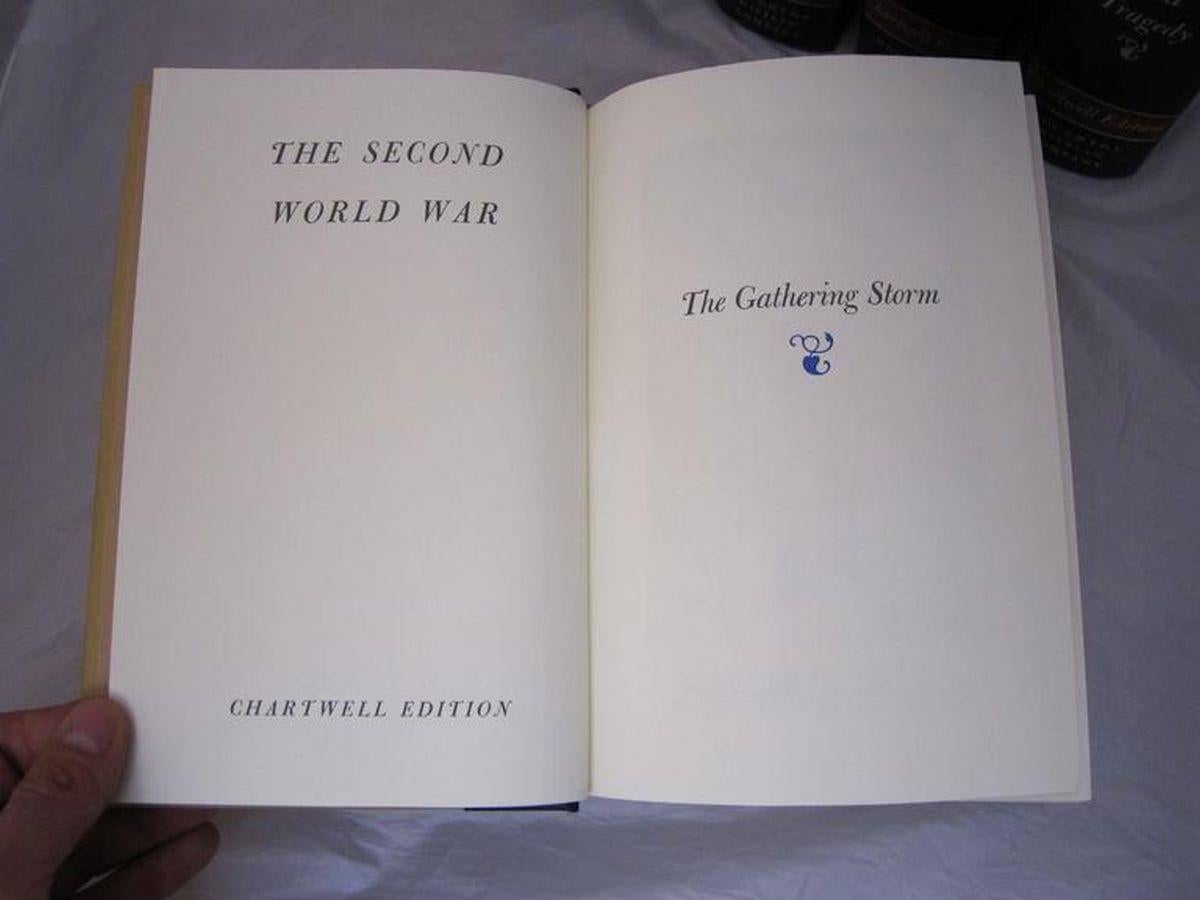„Der Zweite Weltkrieg“, Chartwell-Ausgabe von Winston Churchill (amerikanisch) im Angebot
