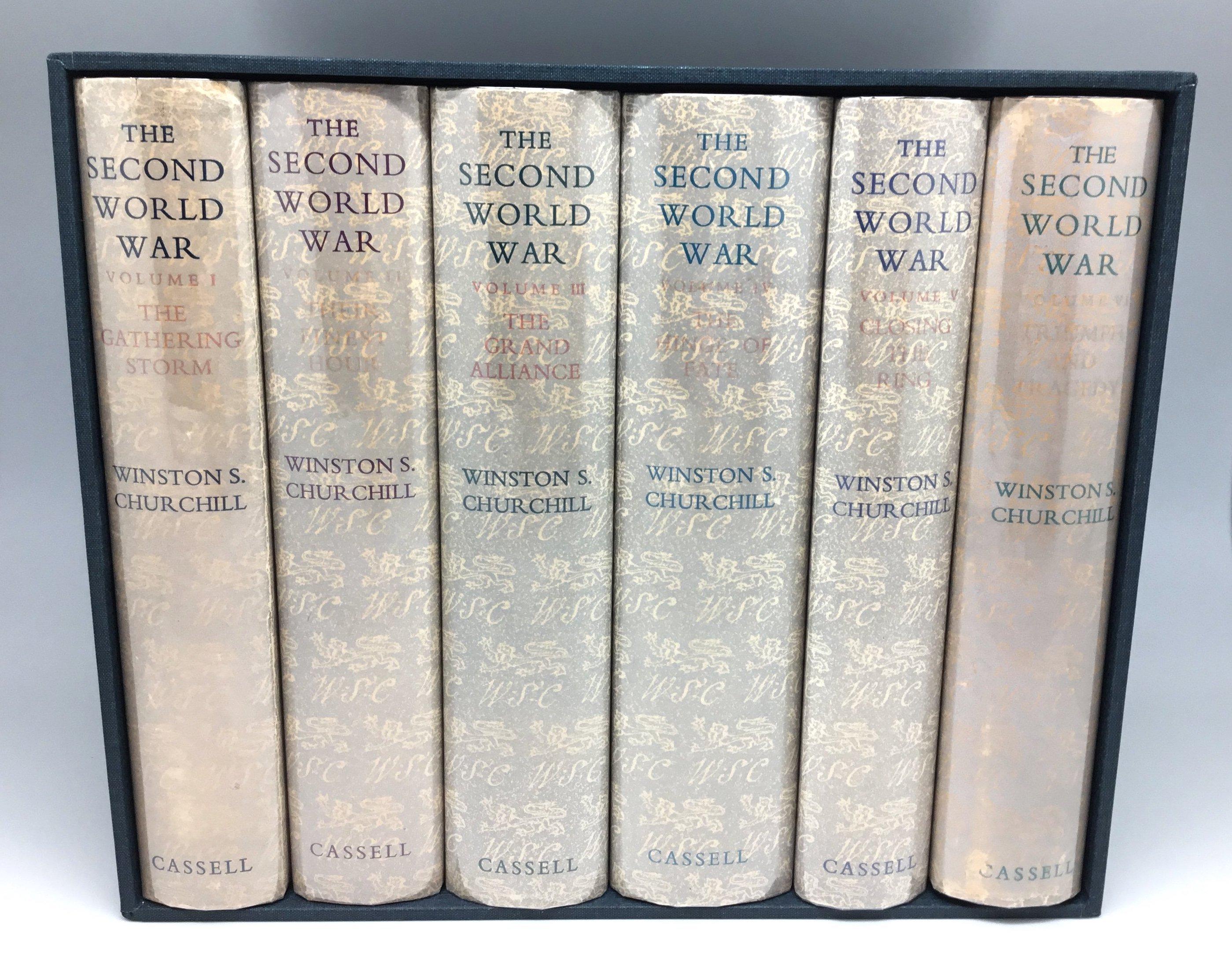 British The Second World War, Signed by Winston Churchill, First Edition, 1948-1954