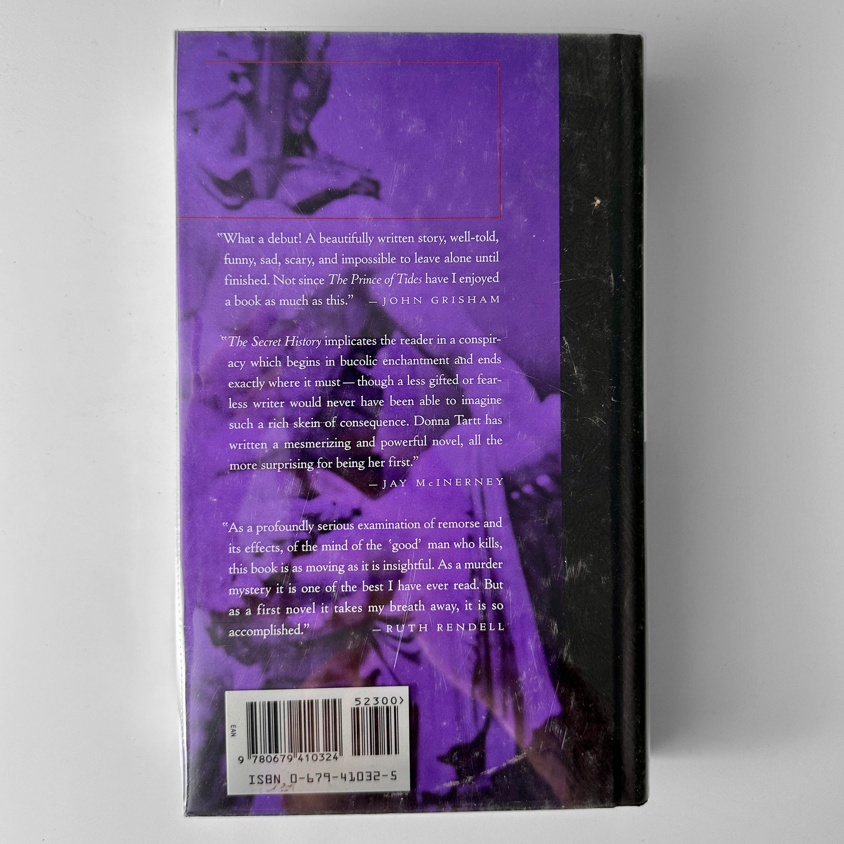 The Secret History von Donna Tartt, Erstausgabe, signiert (amerikanisch) im Angebot