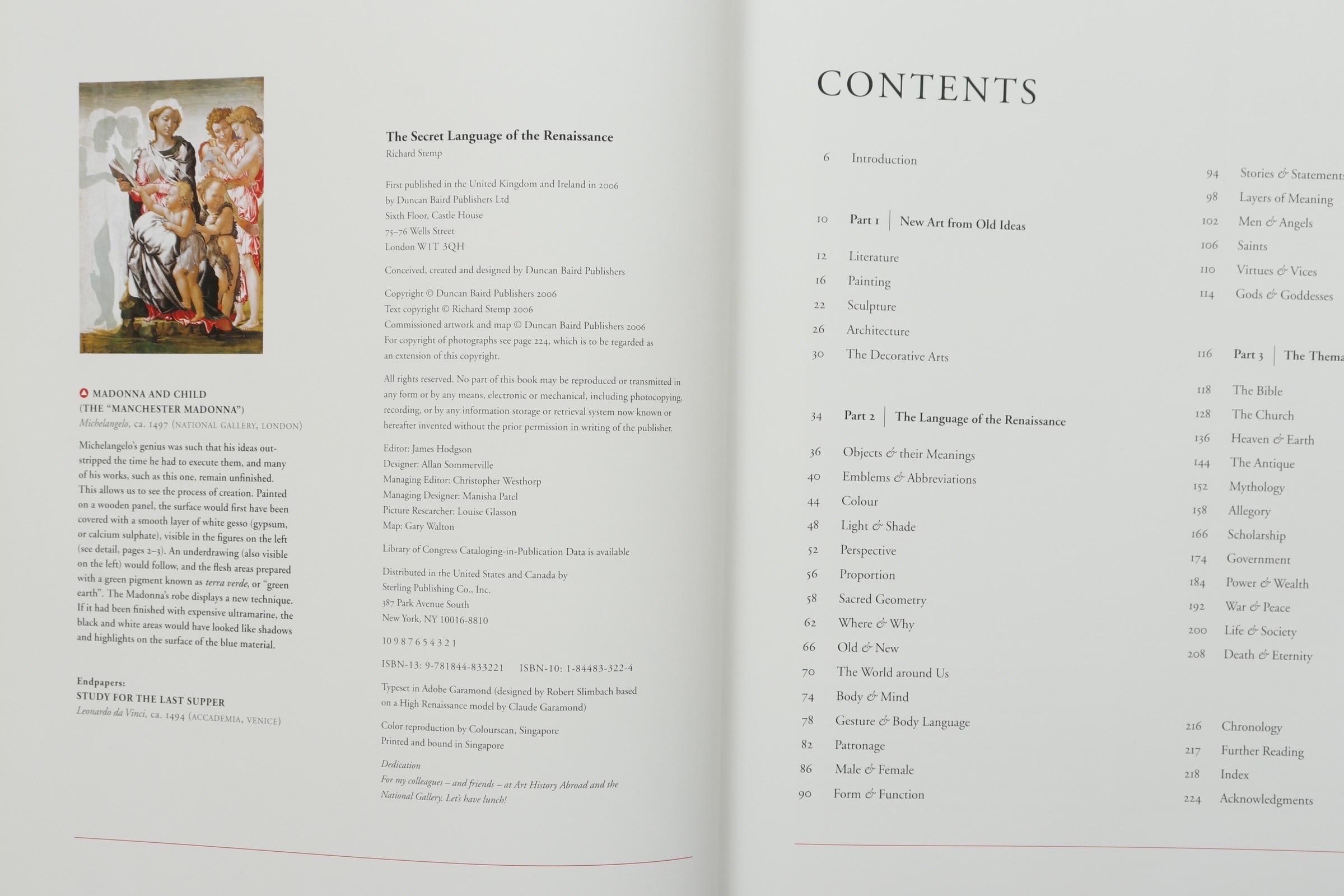 La langue secrète de la Renaissance de Richard Stemp Bon état - En vente à Bradenton, FL
