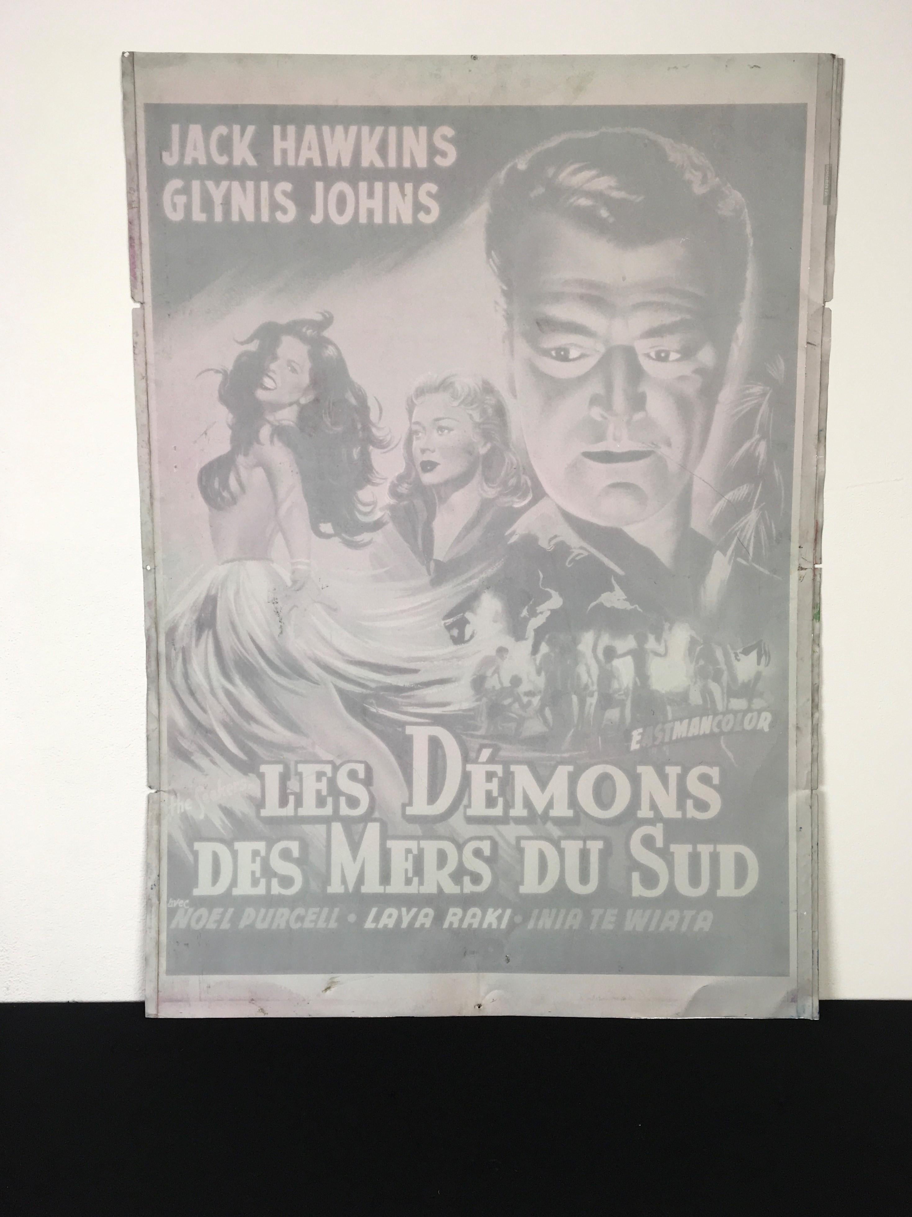 The Seekers, Land of Fury Film Offset Plate, 1950s For Sale 4