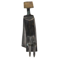 "The Seer" Limited Edition Bronze Brutalist Figural Sculpture