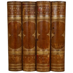 The Selected Works of Edgar Allan Poe in 4 Leatherbound Volumes