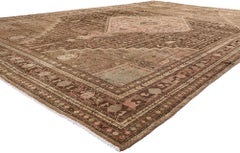 Der gezackte Souverän: Ein persisches Vintage-Hamadan-Meisterwerk von edler Haltung