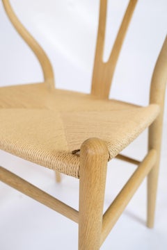 Y-chair Model CH24 Made In Light Oak By Hans J. Wegner From 1950s