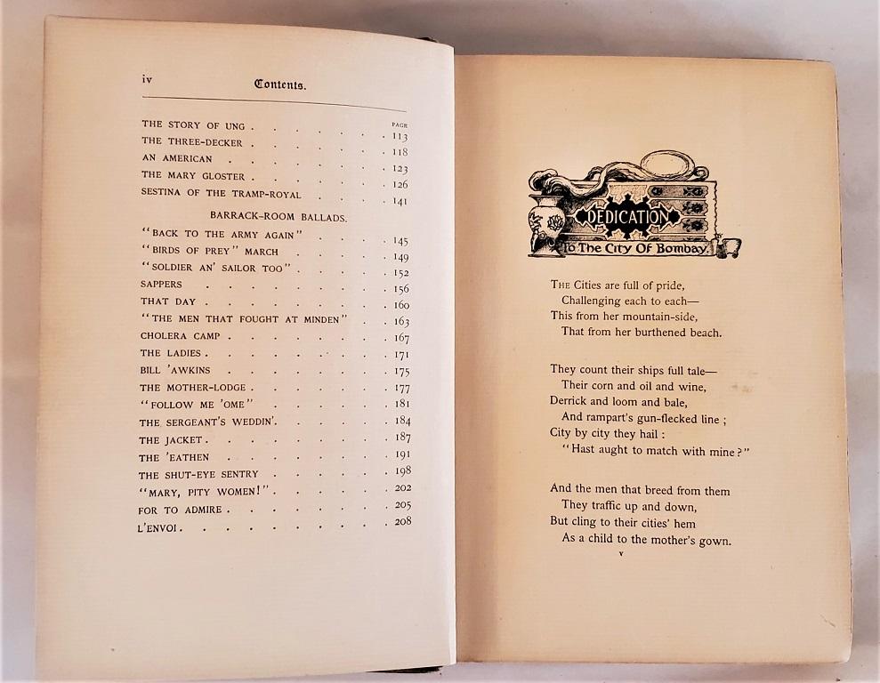 Die sieben Meere von Rudyard Kipling Erste Ausgabe im Angebot 7
