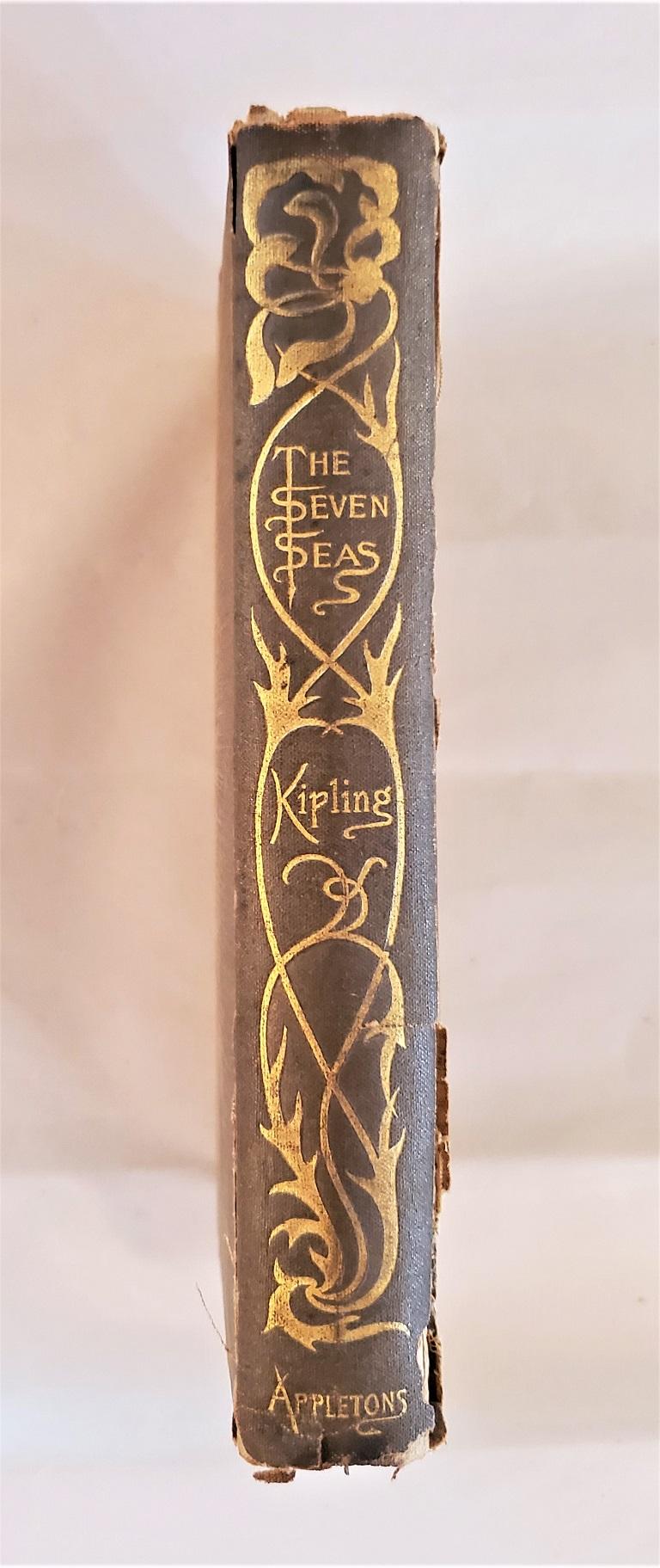 The Seven Seas by Rudyard Kipling First Edition For Sale 5