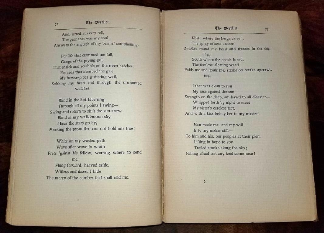 Die sieben Meere von Rudyard Kipling Erste Ausgabe (Art nouveau) im Angebot