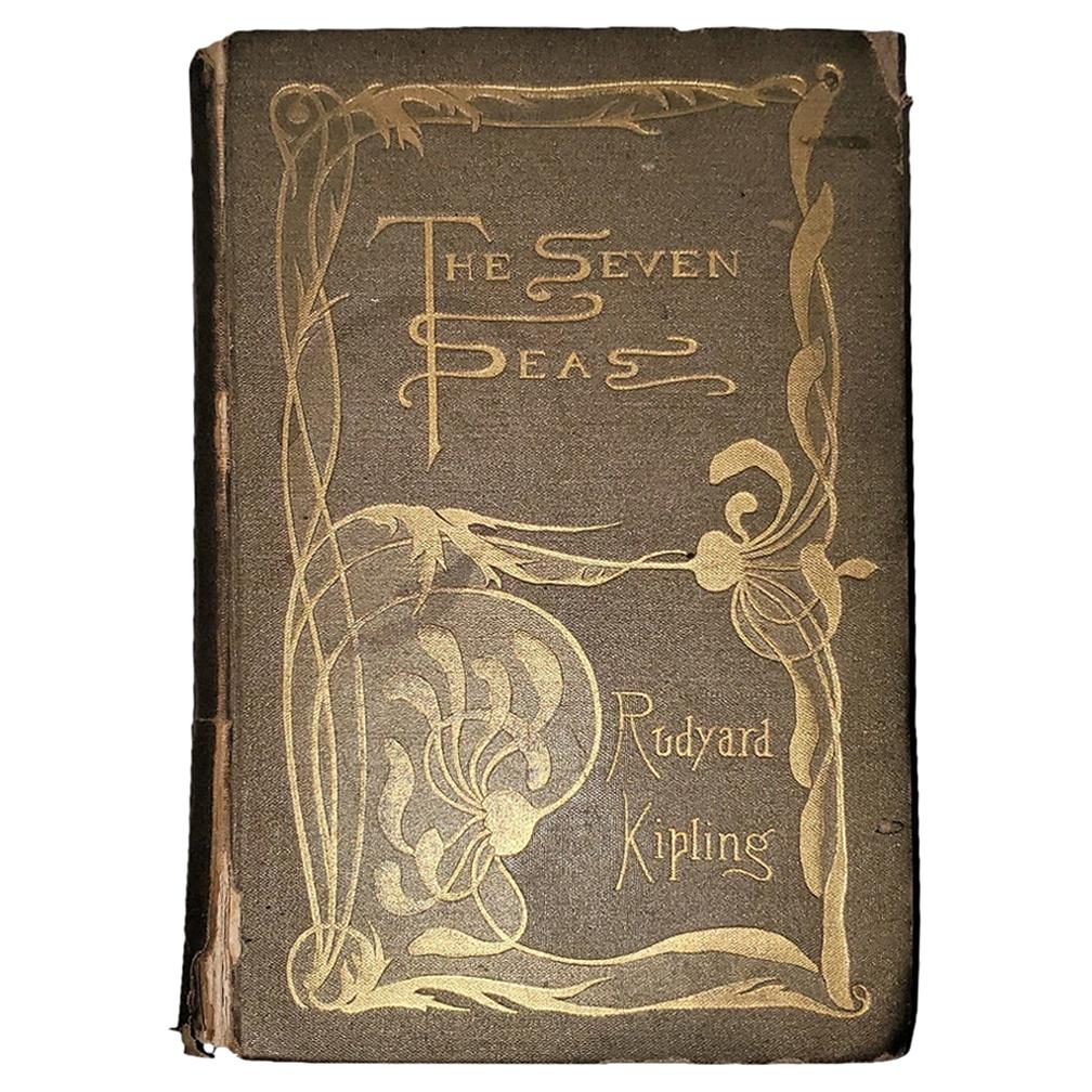 The Seven Seas by Rudyard Kipling First Edition For Sale