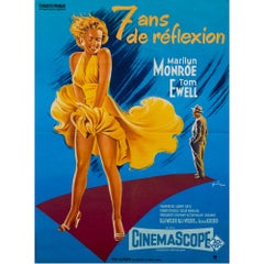 "The Seven Year Itch" Original French Film Movie Poster