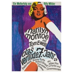 The Seven Year Itch R1966 German A1 Film Poster, Fischer-Nosbisch