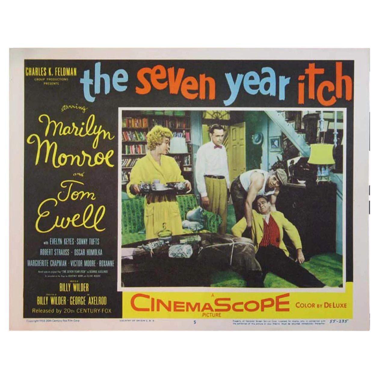 The Seven Year Itch, ungerahmtes Poster, 1955 im Angebot bei 1stDibs