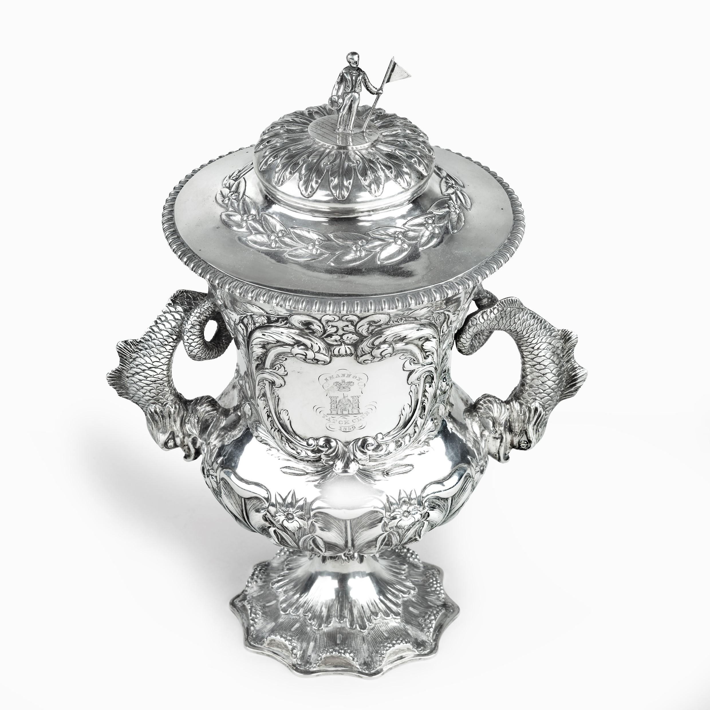 Shannon Yacht Club Silver Racing Trophy for 1859 4