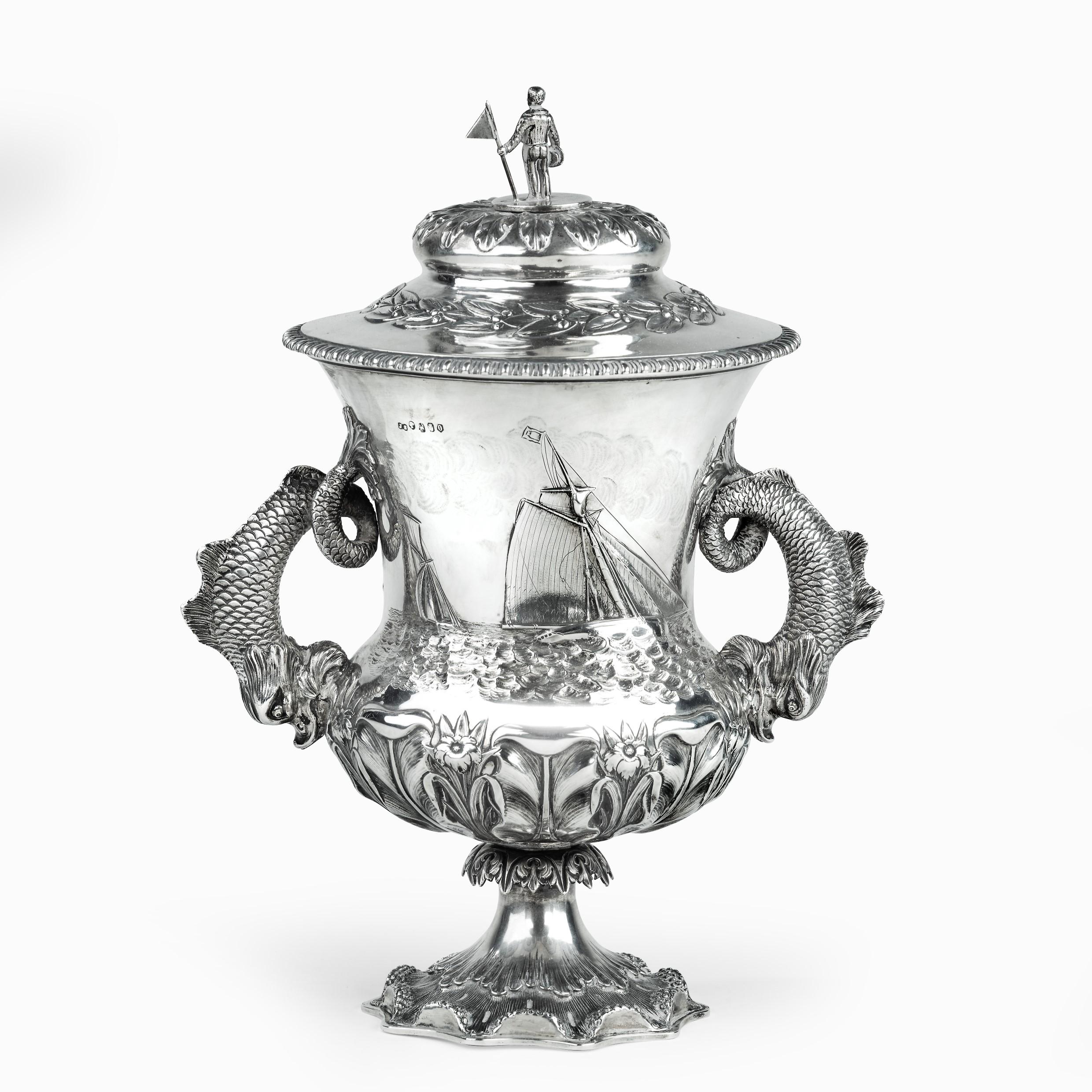 Shannon Yacht Club Silver Racing Trophy for 1859 2