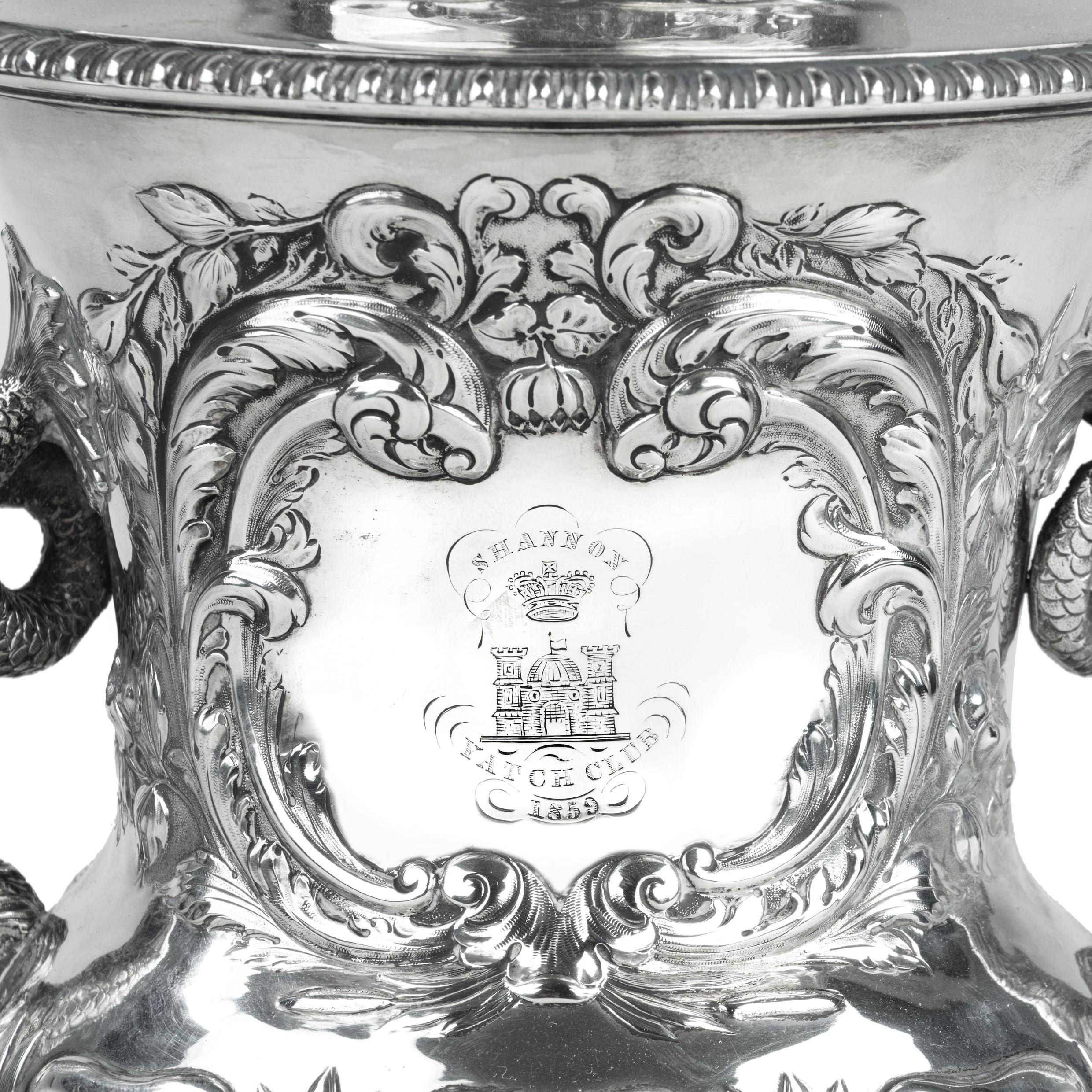 Shannon Yacht Club Silver Racing Trophy for 1859 3