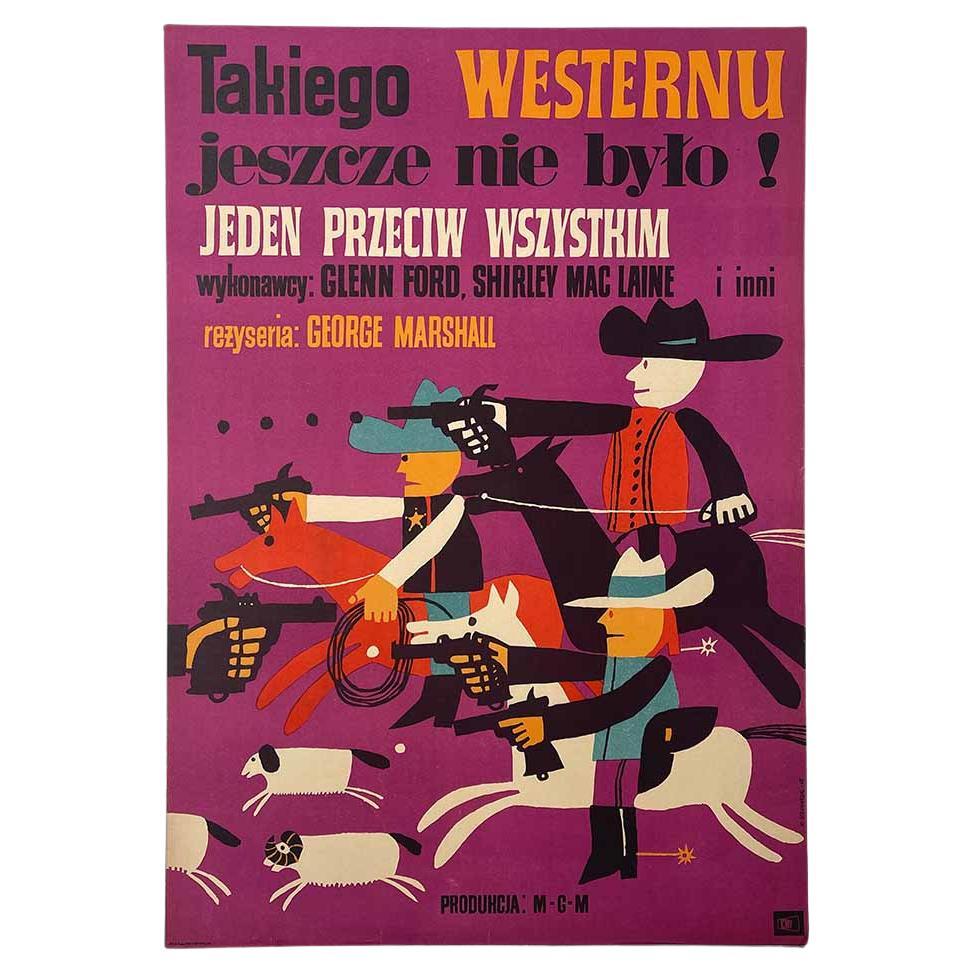 The Sheepman by Marian Stachurski, 1965 Polish Film Poster  For Sale