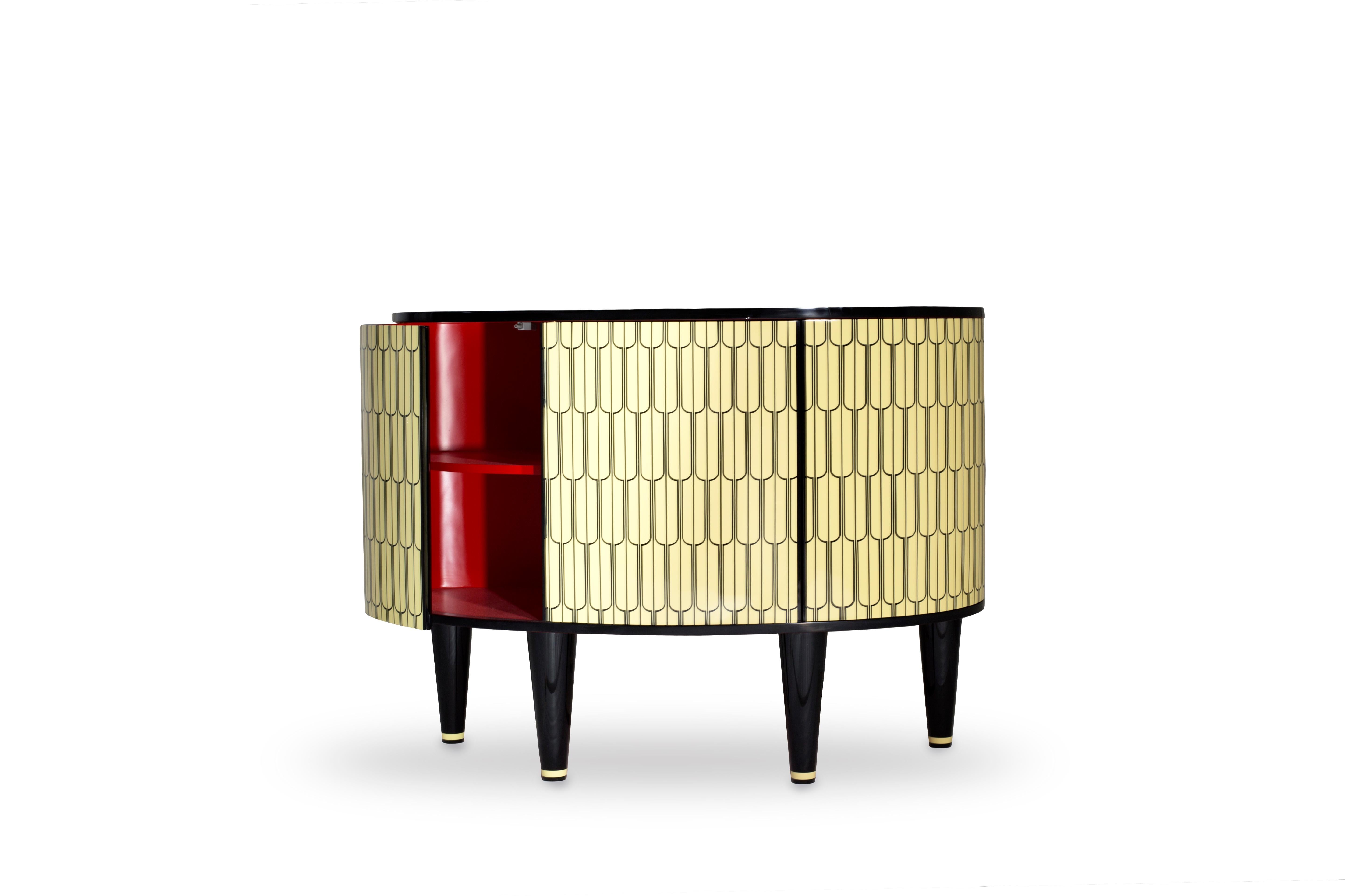 Modern The Sheik Sideboard Storage Cabinet by Matteo Cibic For Sale