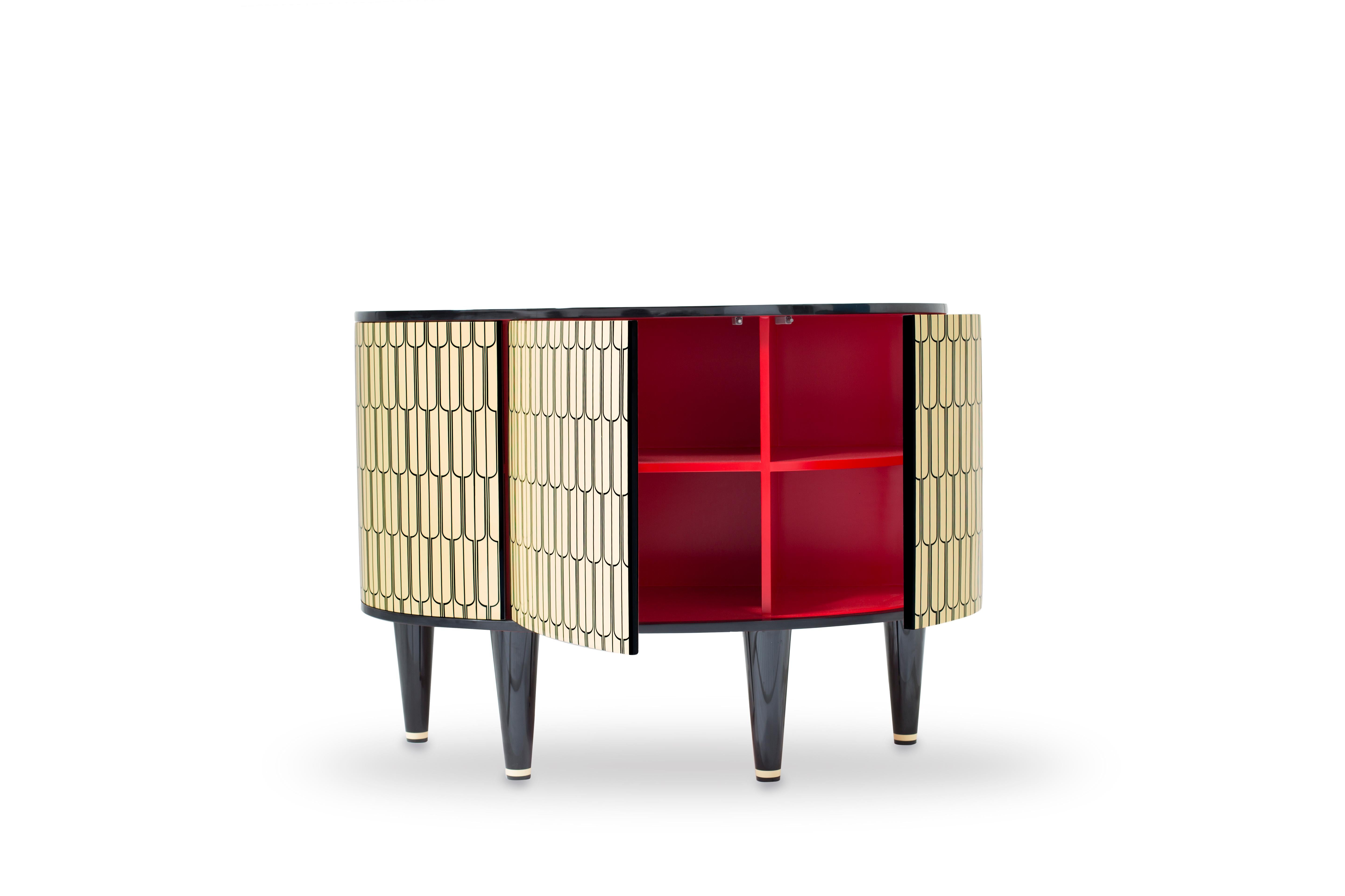 Inlay The Sheik Sideboard Storage Cabinet by Matteo Cibic For Sale