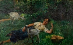 The Shepherdess by Evariste Carpentier