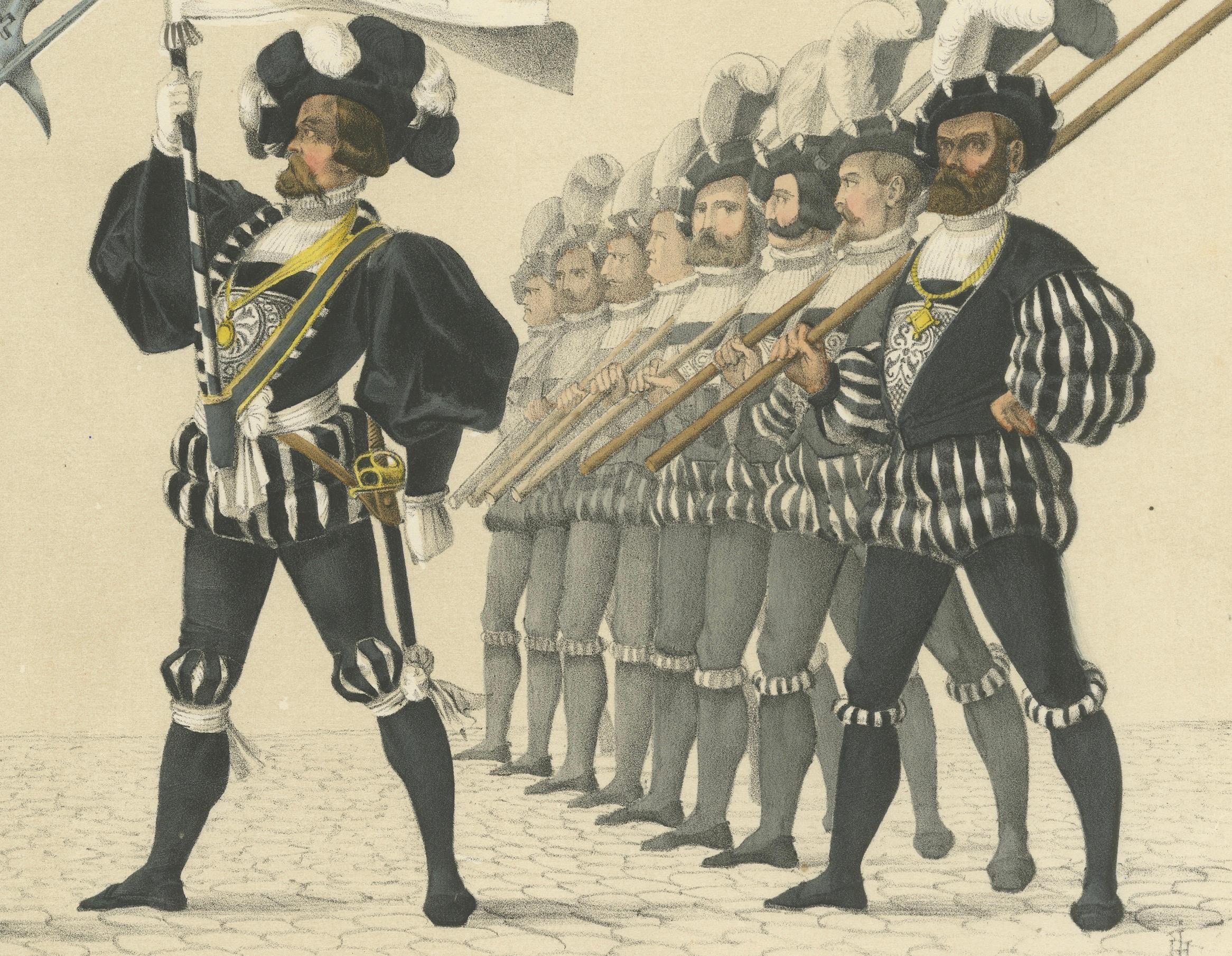Milieu du XIXe siècle The Shoemakers and Tailors Guilds - Un hommage à l'artisanat bernois, 1855 en vente
