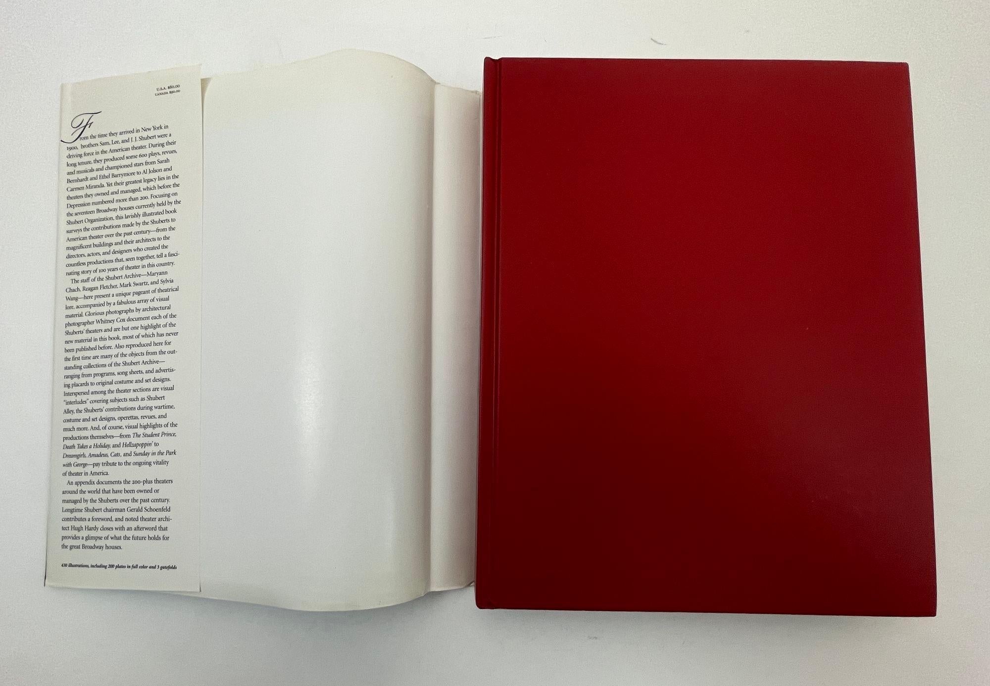Paper The Shuberts Present 100 Years of American Theater Book by Maryann Chach For Sale