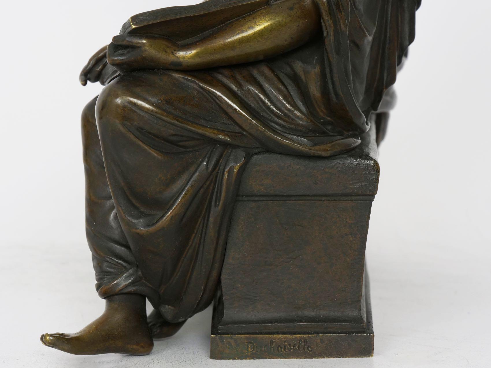 “The Sibylline Prophetess” French Bronze Sculpture by Duchoiselle, 19th Century 8