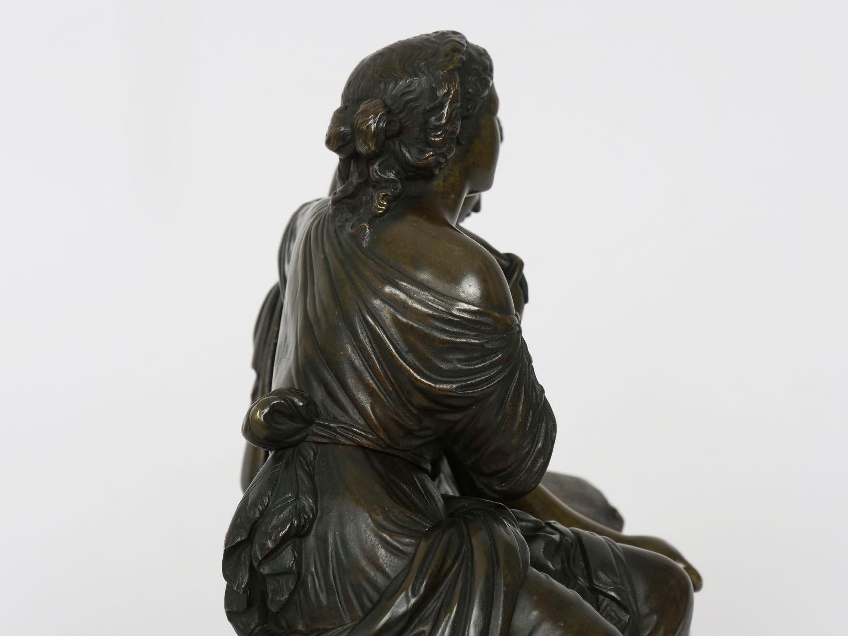 “The Sibylline Prophetess” French Bronze Sculpture by Duchoiselle, 19th Century 11