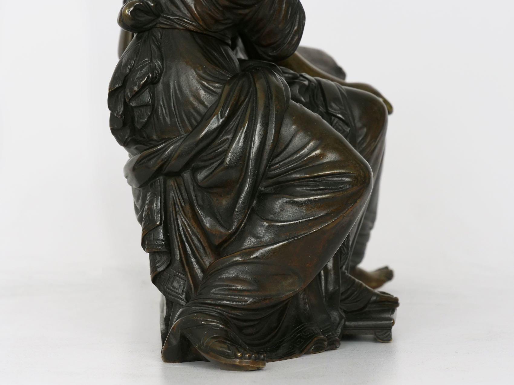 “The Sibylline Prophetess” French Bronze Sculpture by Duchoiselle, 19th Century 12