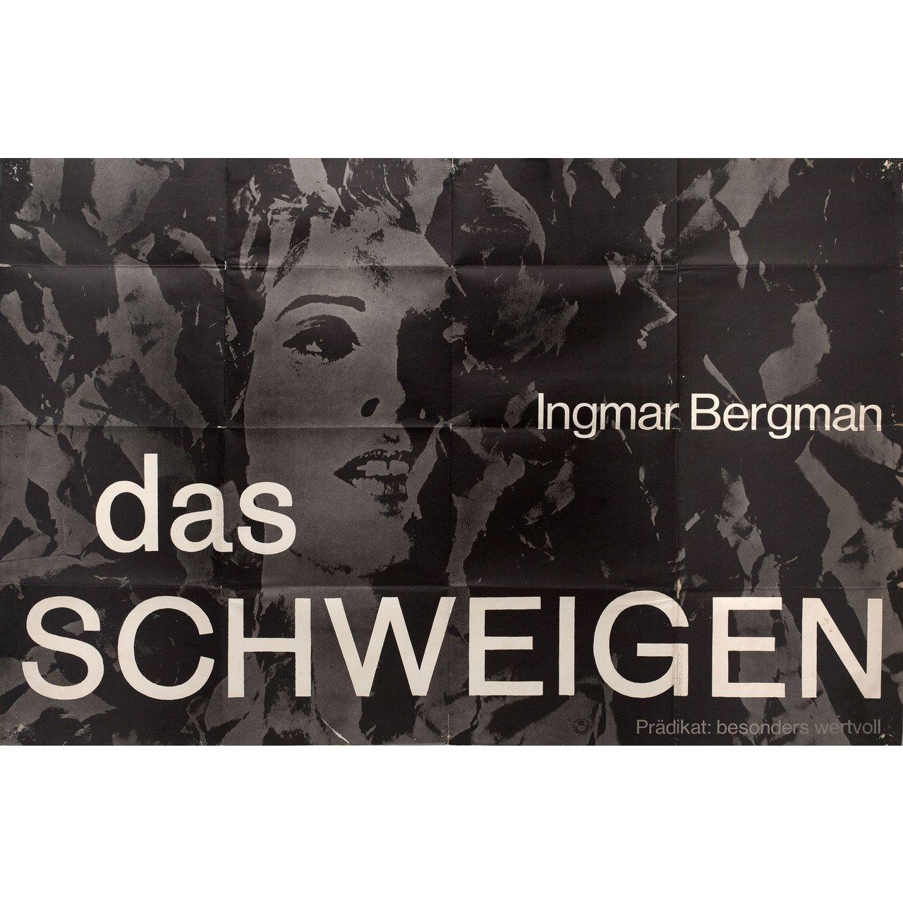 Original 1963 German A0 poster by Dorothea Fischer-Nosbisch for. Fair-good condition, folded with tape on back and pinholes. Many original posters were issued folded or were subsequently folded. Please note: the size is stated in inches and the