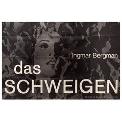 "Das Schweigen" 1963 Deutsches A0 Filmplakat