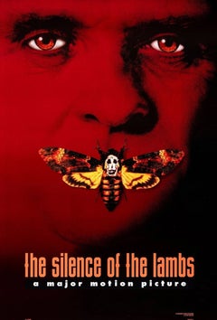 Affiche originale du film « Le Silence des agneaux » par Dawn Baillie, 1991