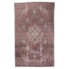 The Silk Sonata: A Majestic Vintage Kashmir Masterpiece of Mughal Elegance