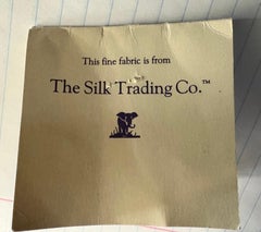 The silk trading co. tasseled chinoiserie silk pillows/a pair