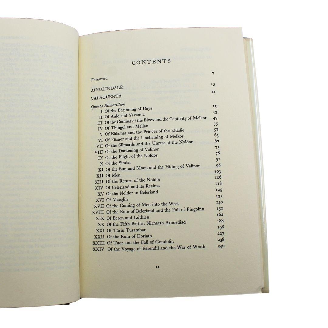 The Silmarillion by J. R. R. Tolkien, First U.S. Edition, First Printing, 1977 4