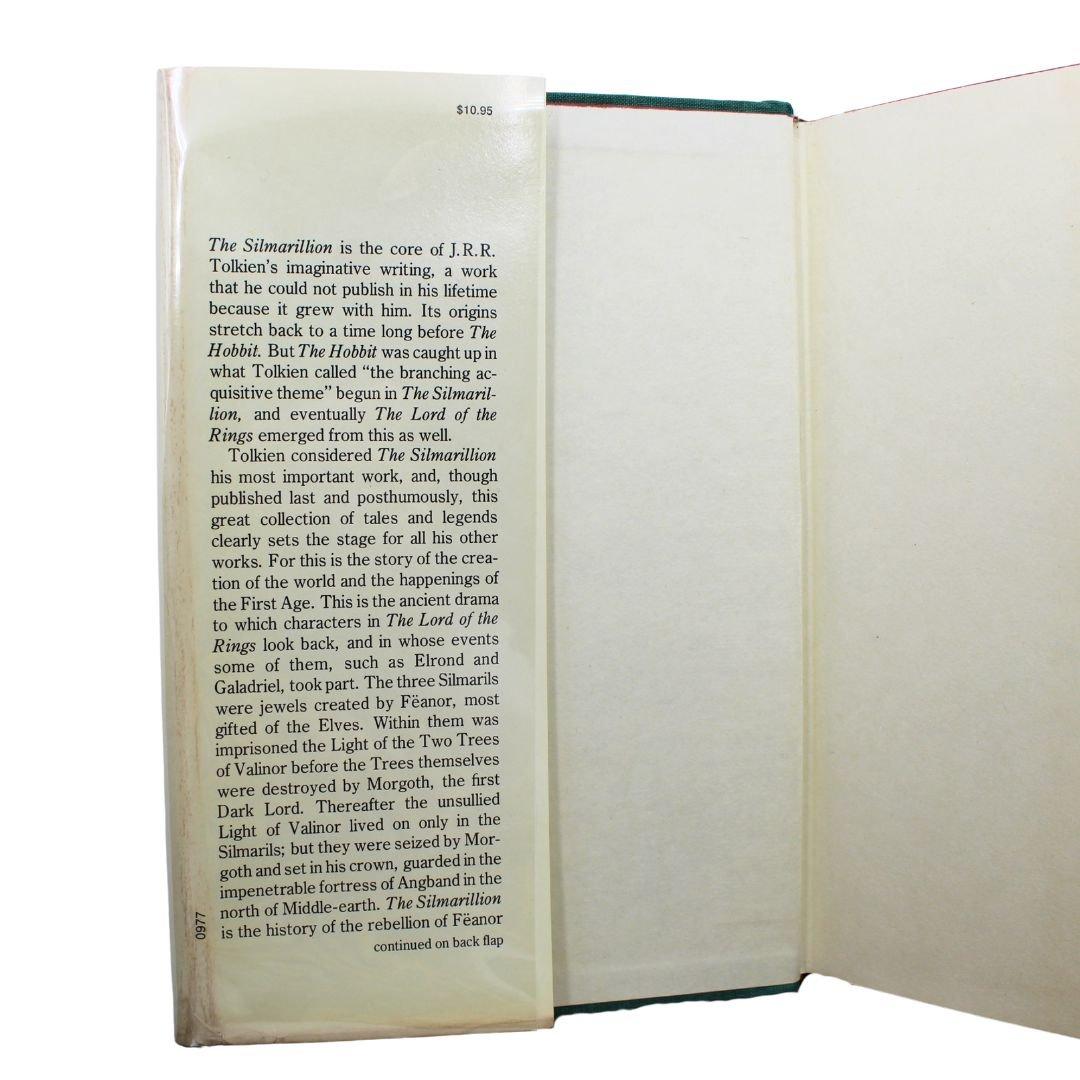 The Silmarillion by J. R. R. Tolkien, First U.S. Edition, First Printing, 1977 In Good Condition In Colorado Springs, CO