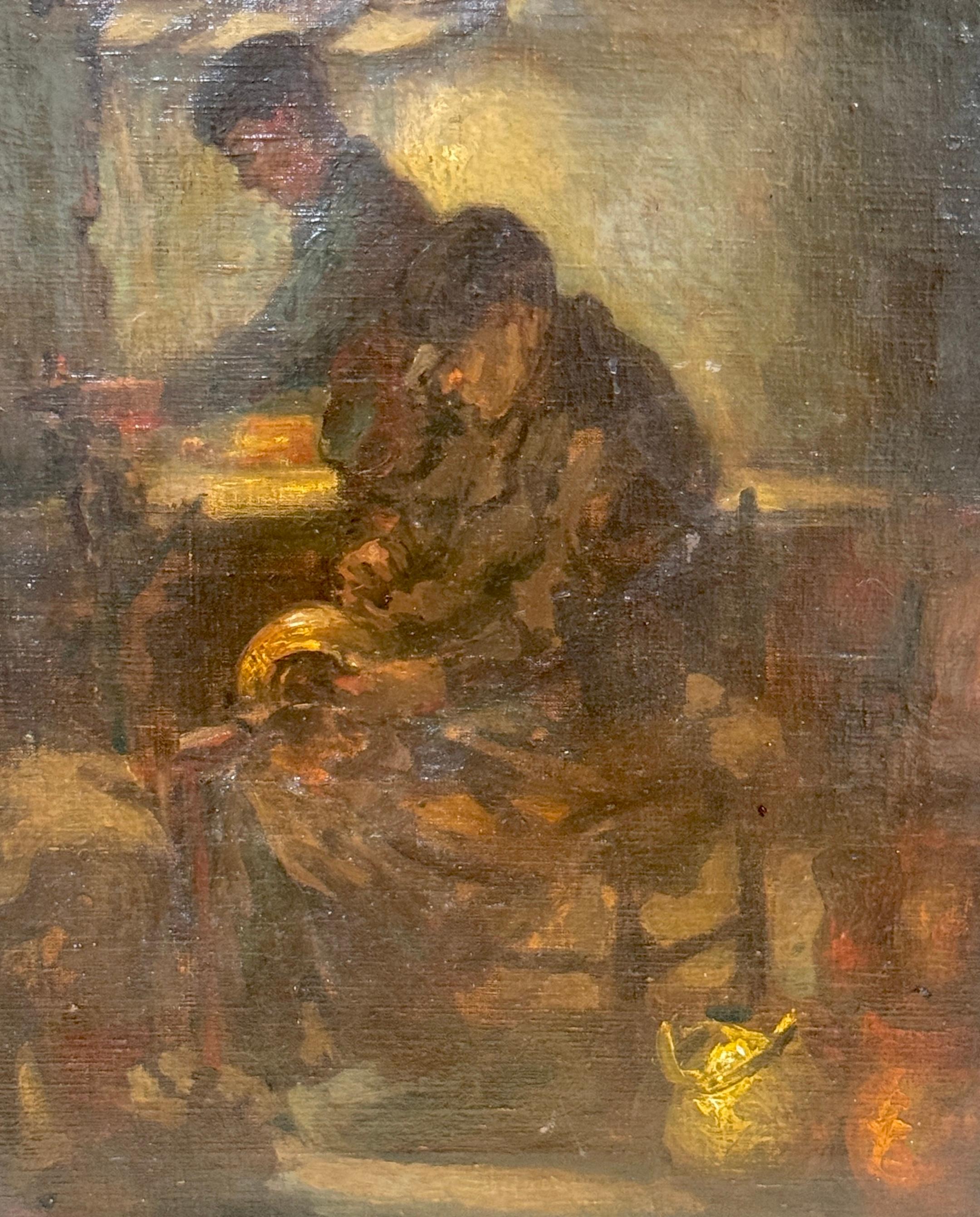 Américain « Les orfèvres » de Francis Petrus Paulus (1862-1933) en vente