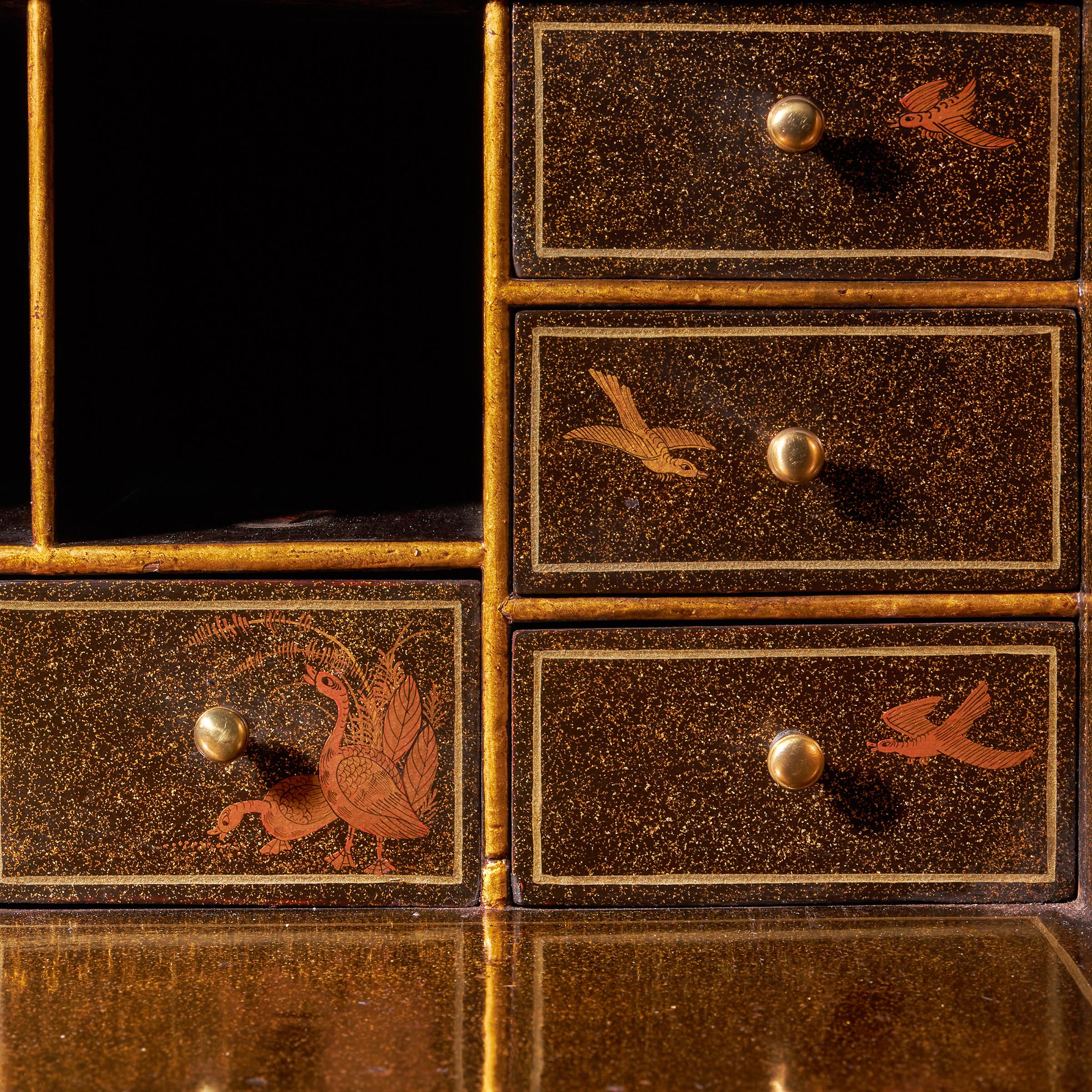 L'ufficio di presidenza di Sir William Stephenson del XVIII secolo in lacca Chinoiserie di Giorgio II in vendita 10
