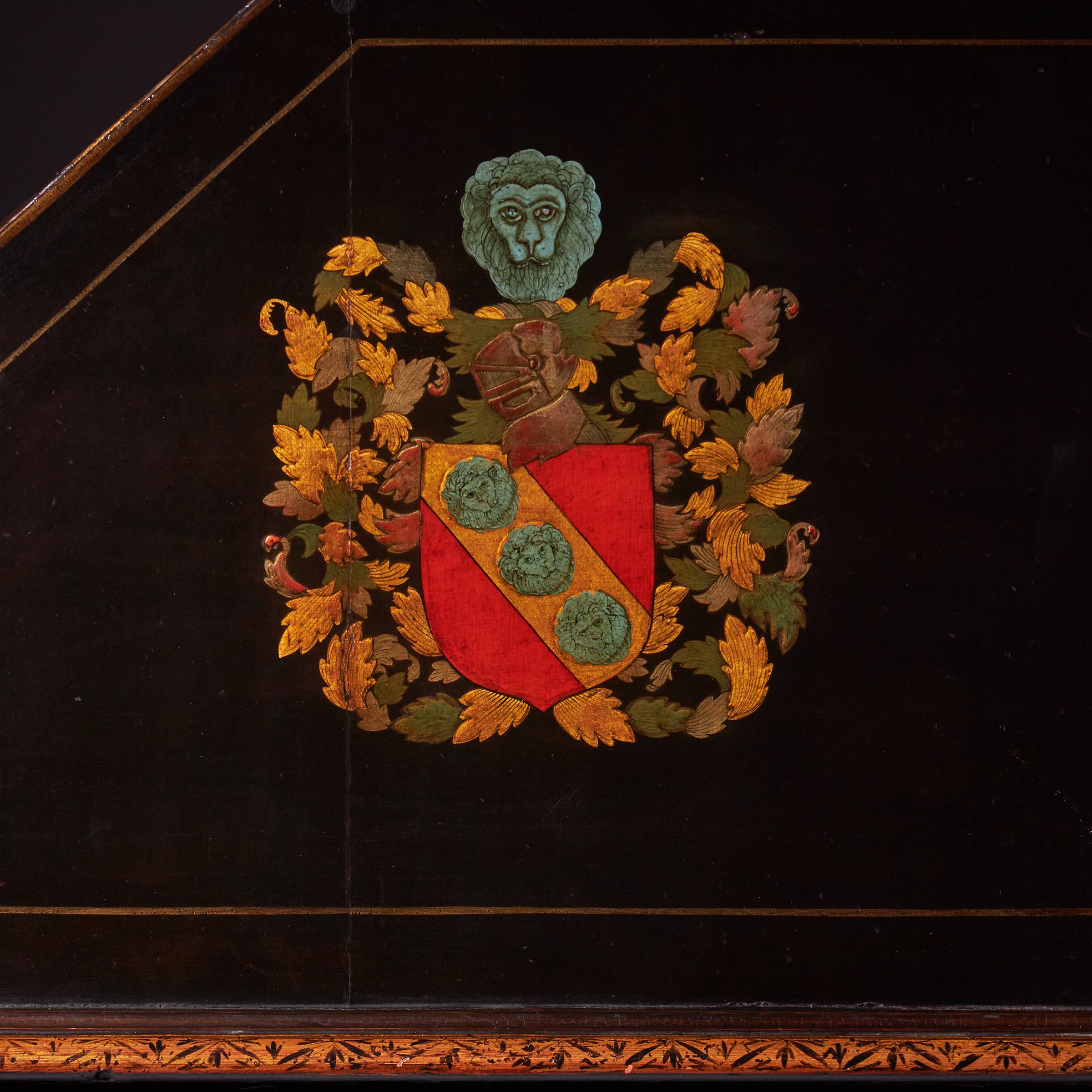 L'ufficio di presidenza di Sir William Stephenson del XVIII secolo in lacca Chinoiserie di Giorgio II in vendita 13