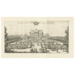 The Sjö Castle and Gardens in the Swedish Countryside, 1696