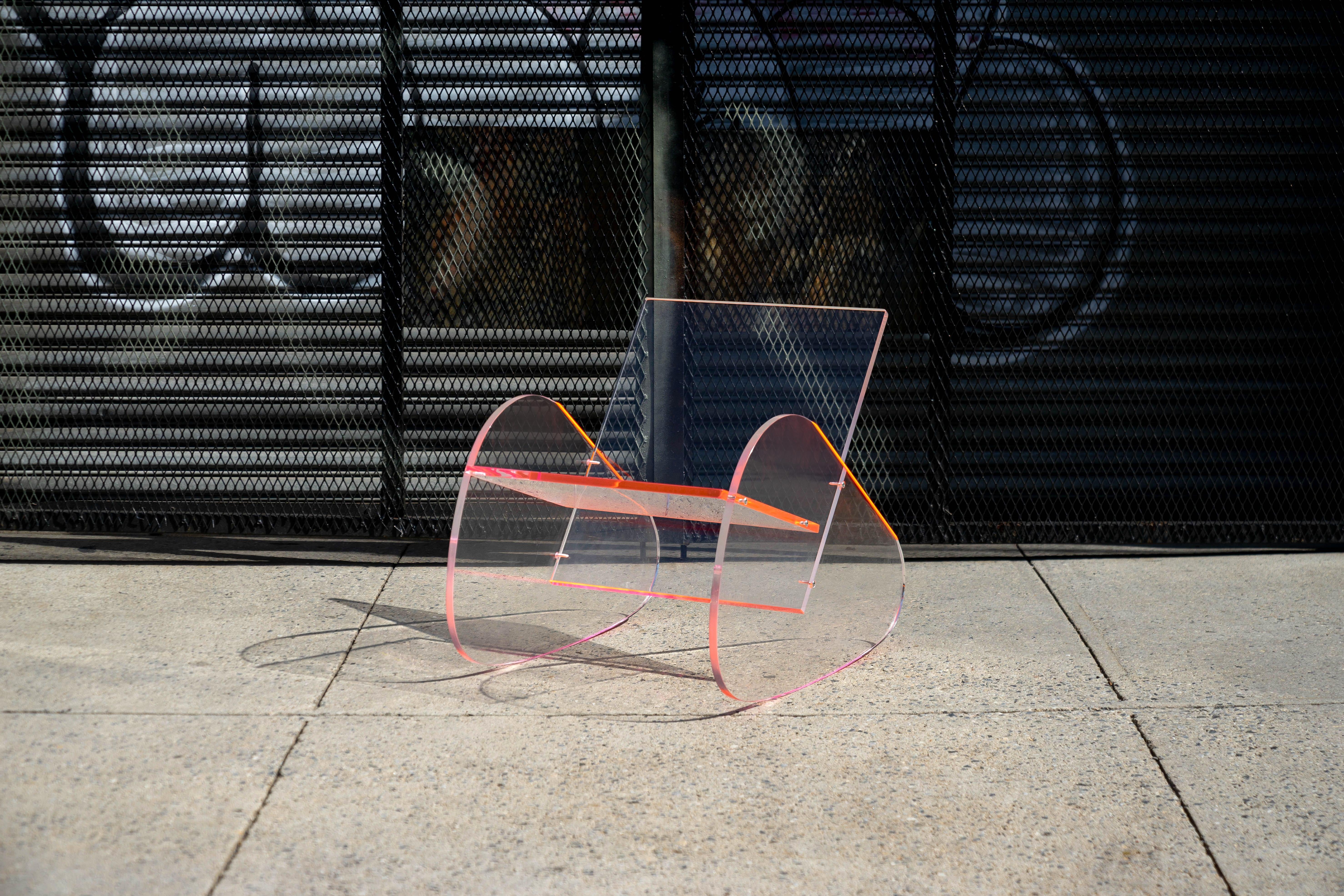 Post-Modern Sketch Chair by John Vieweg For Sale